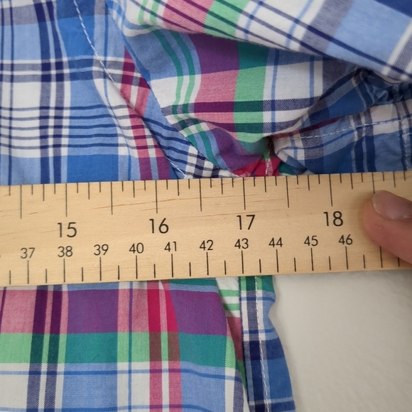 Polo Ralph Lauren Youth Girls Button Up Size 14-16 Plaid Preppy Casual Cotton - Picture 4 of 6